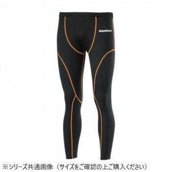 NANKAI テクノライダーHOTBRUSHED BACK ストレッチパンツ SDW-6107 LL ブラック/オレンジ