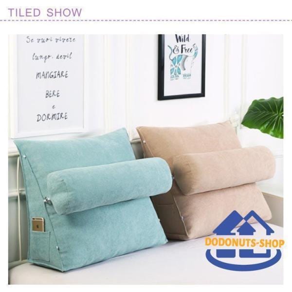 三角 背もたれ ベッド ソファー 三角 枕 座布団 足枕 座椅子 腰枕 L