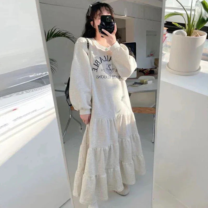 2024ワンピース秋冬 切り替え プリーツ 高級感 シャツワンピース裏起毛 長袖 おしゃれ ゆったり 着痩せ ドレス パーティードレス 韓国 ワンピース秋冬30%制限