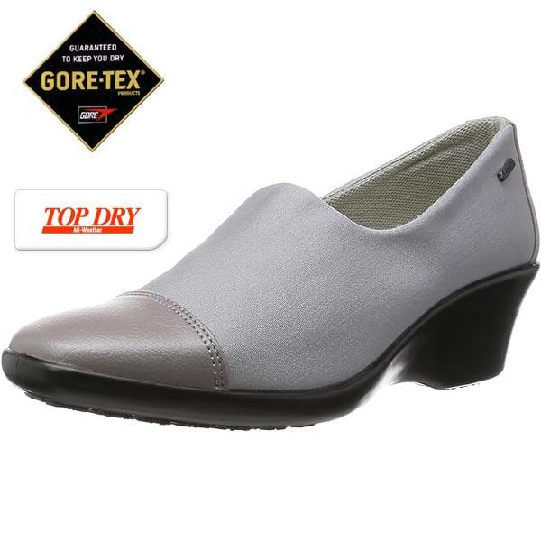 トップドライ 透湿 防水 レディース ＴＤＹ３９３８ ライトグレー GORETEX topdry AF39387 日本製 JAPAN 靴シューズ レイン 梅雨 アサヒシューズ