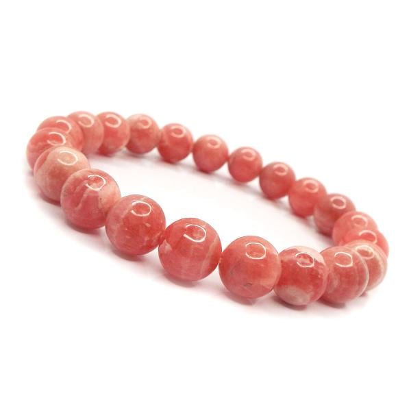 天然石 パワーストーン インカローズ ブレスレット 約9mm アルゼンチン産