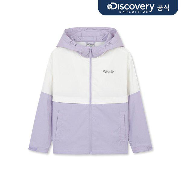 キッズウーブンカラー配色ジャケット（PURPLE）_