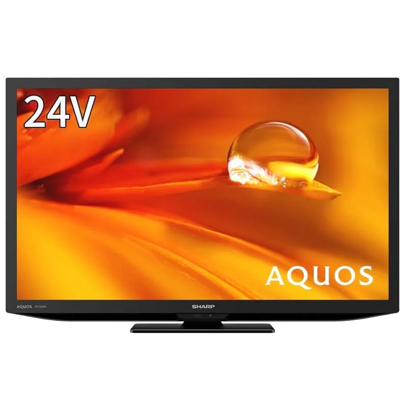 【即納】シャープ(SHARP) 24V型 液晶 テレビ AQUOS 2T-C24DE-B ハイビジョン 外付けHDD裏番組録画対応 2021年モデル ブラック