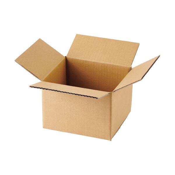 （まとめ）TANOSEE 無地ダンボール箱 A5判対応サイズ 高さ160mm 1セット（60枚：20枚×3パック） (×3セット)