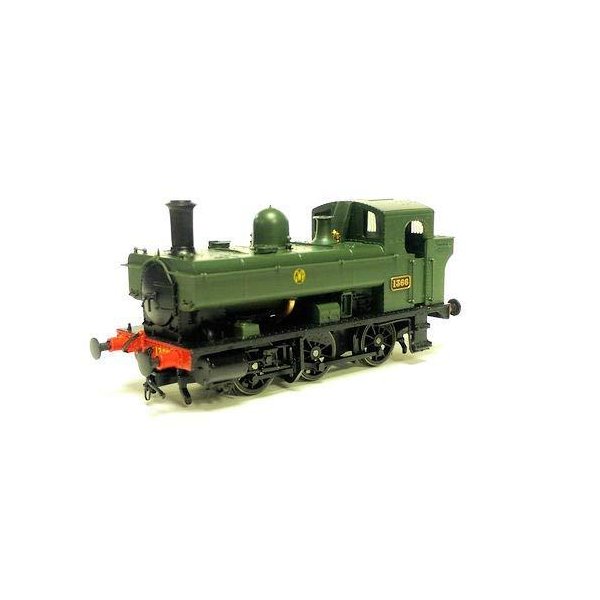 Heljan 1320 GWR 0-6-0PT 1366 Green Monogram Logo 並行輸入品