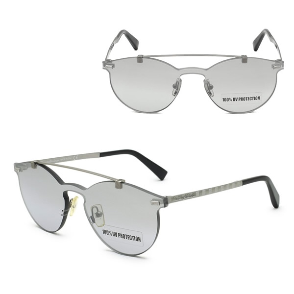 ゼニア サングラス ZEGNA EZ0069/S 20C 00 Ermenegildo Zegna サングラス ノーズパッド UVカット シルバー グレーグラデーション