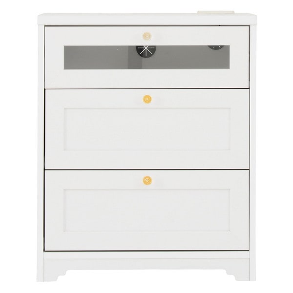 AN70-60MB WH ANRI（アンリ）チェスト ミドルボード（60cm幅） ホワイト メーカー直送