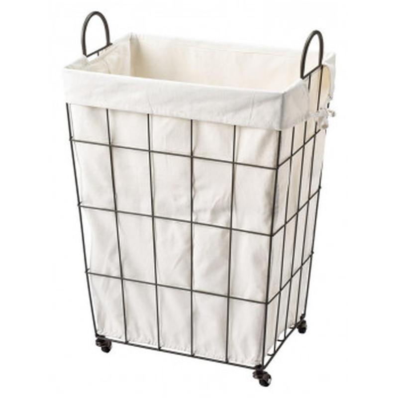 ランドリーバスケット キャスター付き 51-07