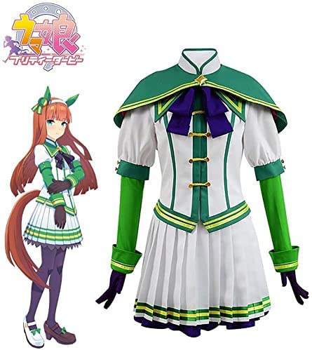 ウマ娘 プリティーダービー サイレンススズカ コスプレ 衣装 勝負服