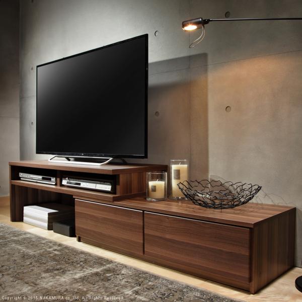 TV台 TVボード スライド 棚 テレビボード ローボード テレビ台 北欧 おしゃれ 背面収納 すっきり コード 配線 隠す 引き出し オープン収納 木目 白 黒 茶色