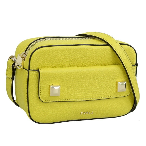 フルラ バッグ レディース ショルダーバッグ アウトレット レザー イエロー AFRODITE MINI WE00343BX03051068S FURLA