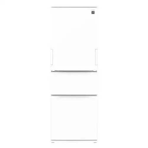 【無料長期保証】シャープ 冷蔵庫 374L 右開き 3ドア 幅60cm プラズマクラスター シャキット野菜室 冷凍室3段ケース SJPW37R ホワイト系