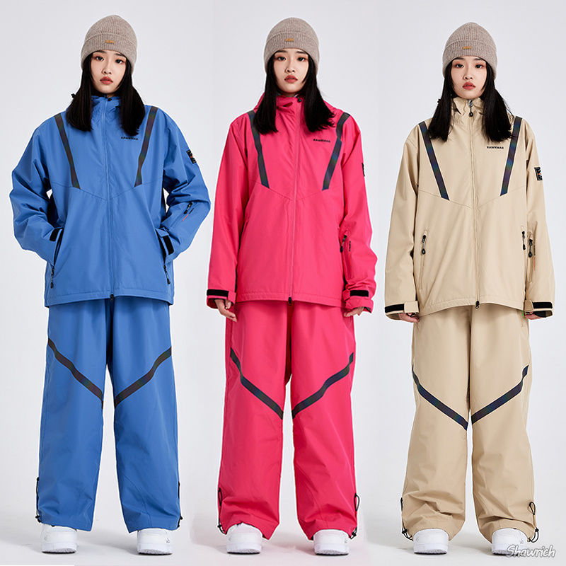 スノーボードウェア 上下セット セットアップ レディース メンズ スノボウェア スキーウェア スノボー スノボ スキー スノーボード ジャケット ロングパンツ ボトムス 海外通販