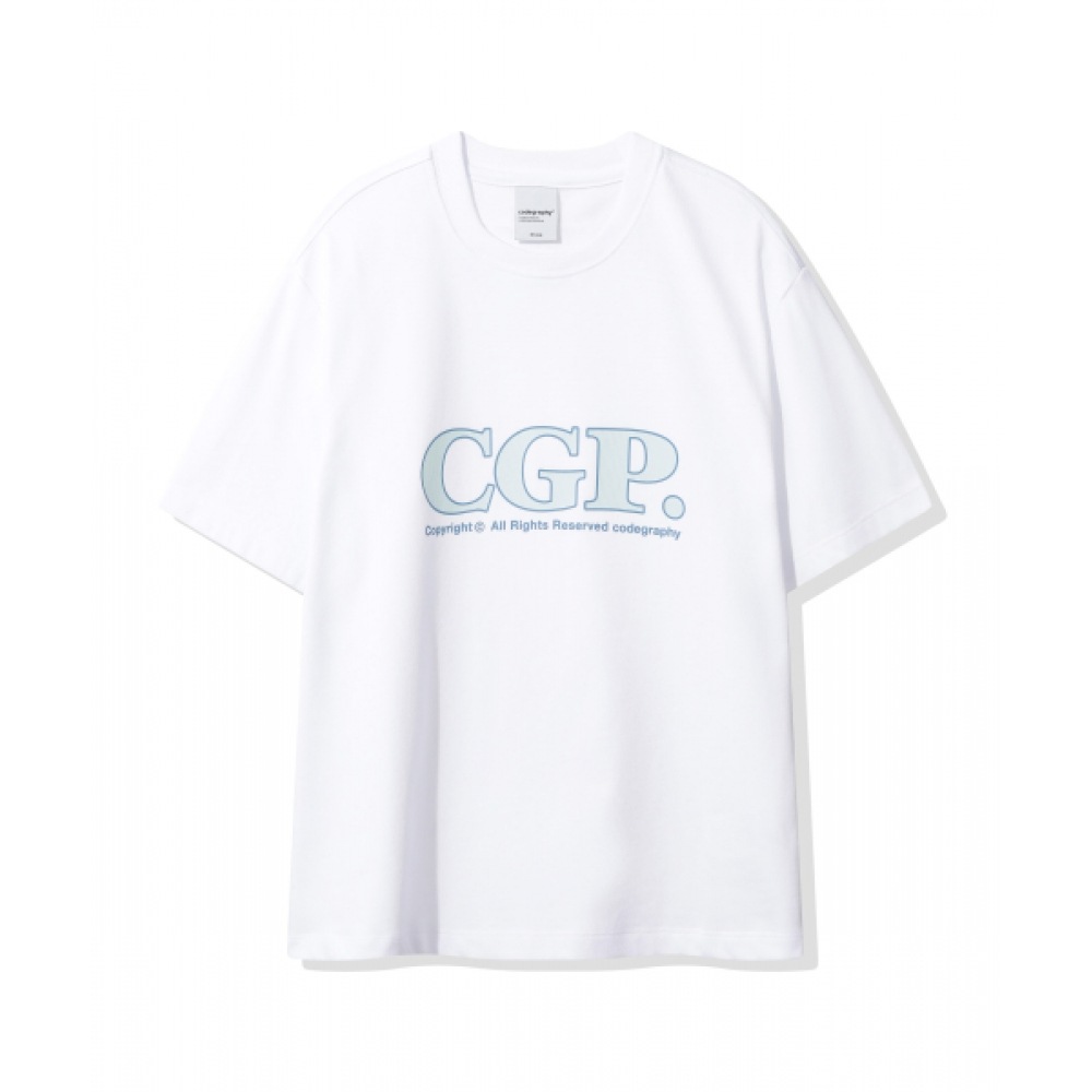 CODEGRY (女性) シンプルスクエア半袖Tシャツ_ホワイト 6,530円