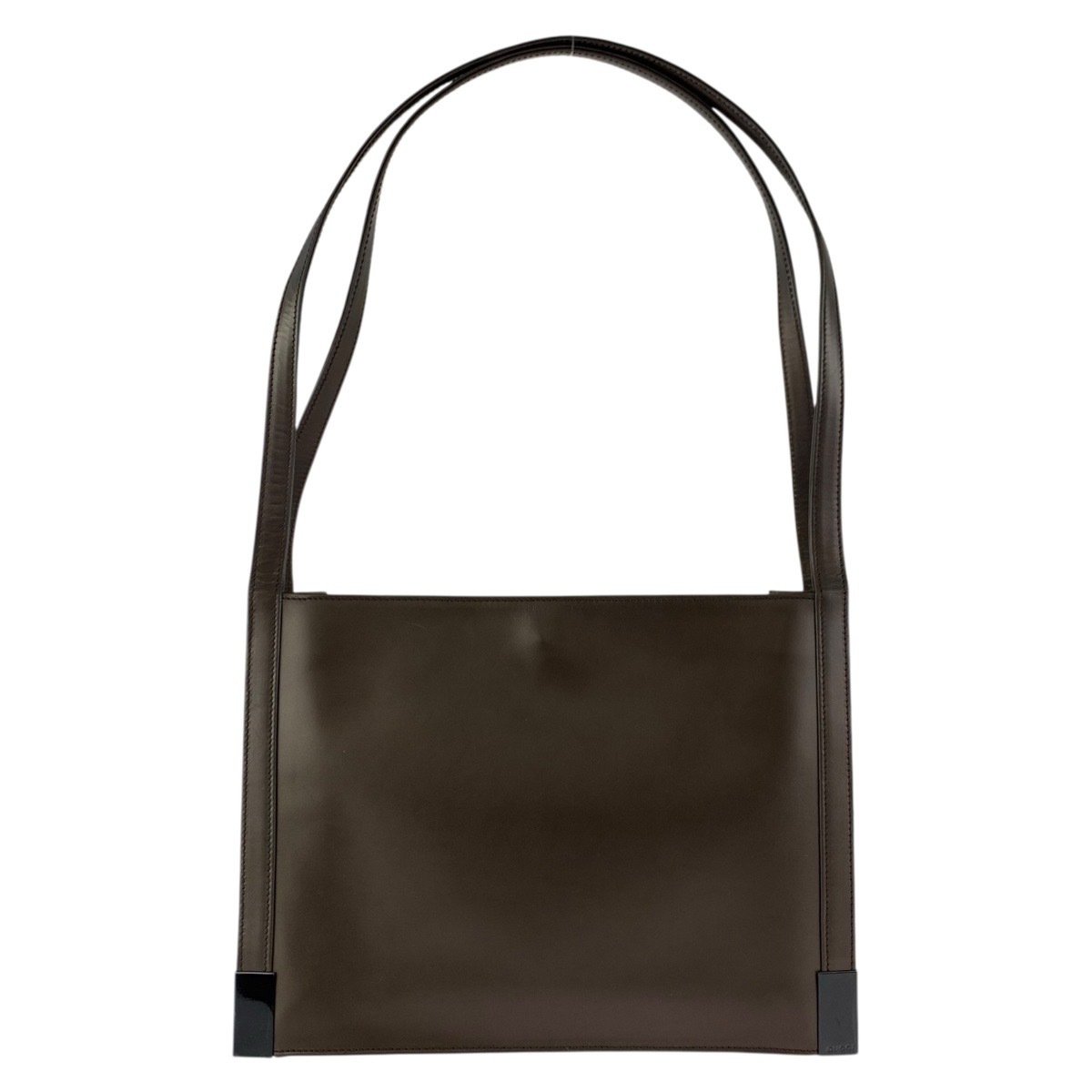 美品 メタリックブラウン レザー 000 1956 0560 ショルダーバッグ トートバッグ レディース 601340