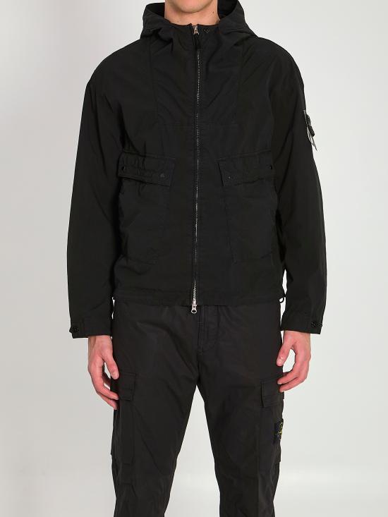 STONE ISLAND Men Coats & Jackets L1S154100052 BLACK