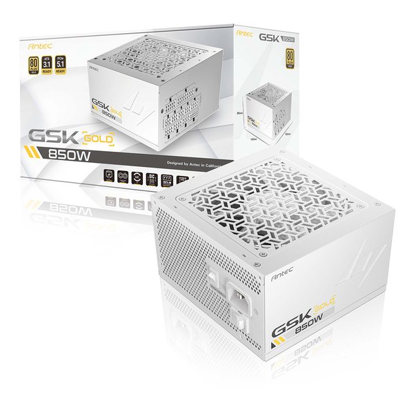電源ユニット ATX3.1対応/80PLUS GOLD/850W/フルモジュラータイプ/ホワイト GSK850 ATX3.1 White