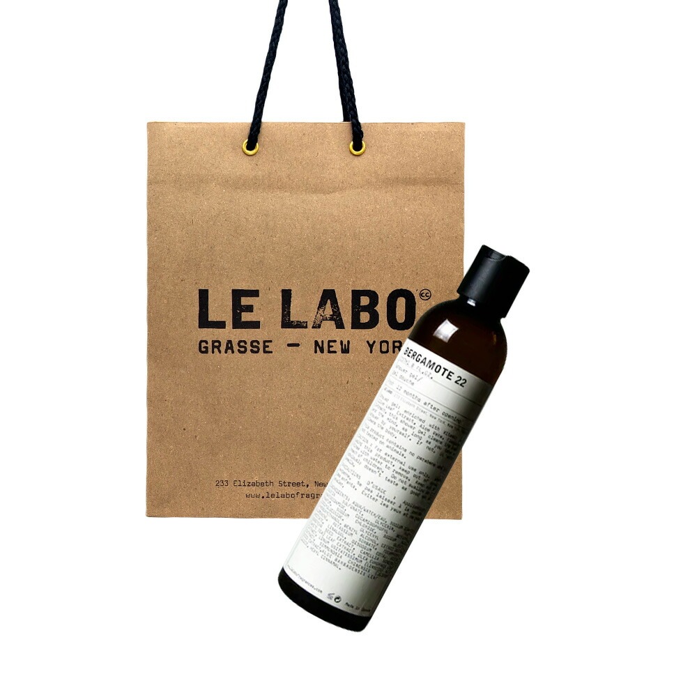 【国内正規品】Le Labo ル ラボ SHOWER GEL (シャワー ジェル) BERGAMOTE 22 (ベルガモット 22) 237mL ショッパー付き プレゼント　ギフト