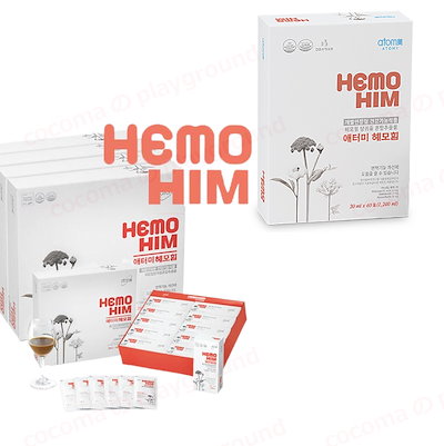 Qoo10] Atom美 ヘモヒム (20mlX60袋) HEMO : 健康食品・サプリ