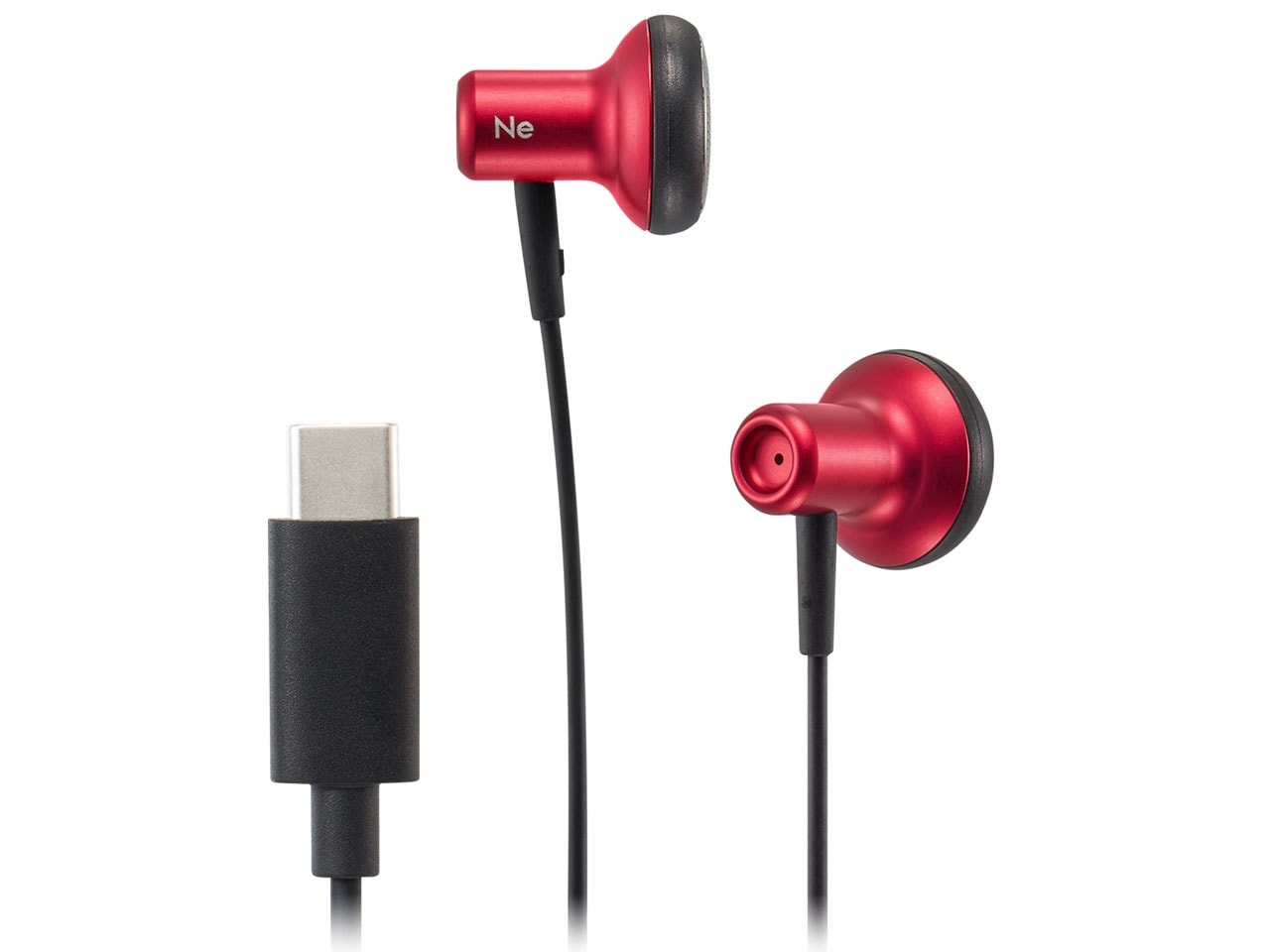 HP-NEL22CR [レッド] USB Type-C接続 イヤホン