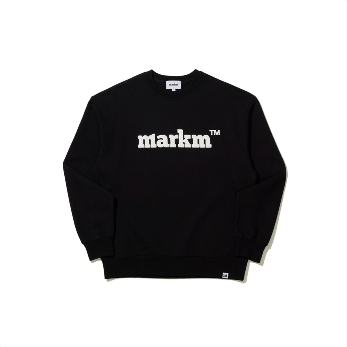 [韓国人気ファッションイベント]BASIC LOGO CREW NECK SWEAT-4COLOR