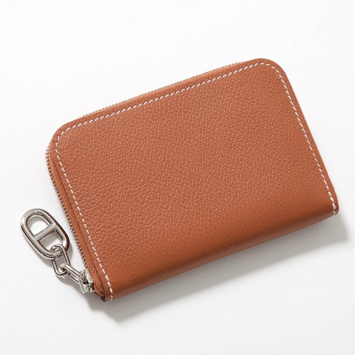 HERMES エルメス コインケース ジップアンゴー コンパクト Zipengo compact シェーヌダンクル Chaine dAncre 084208 エバーカラー ミニ財布 B刻印 147,382円