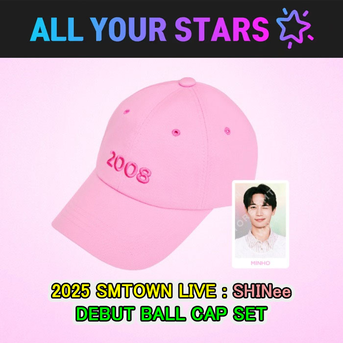 (DEBUT BALL CAP SET) SHINee - 2025 SMTOWN LIVE MD