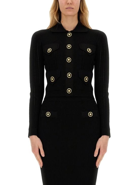 BALMAIN Women Sweater EF1KL150KI10 0PA BLACK
