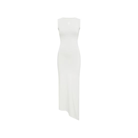 MARINE SERRE Women Dresses WDR481A CJER0115 WH10 WHITE