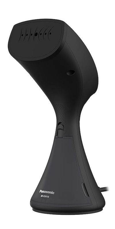 他サイト： パナソニック 衣類スチーマー スチーム専用 大容量タイプ マットブラック NI-GS410-MBの商品画像
