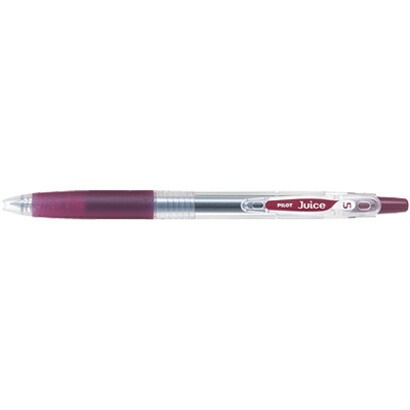 人気ブランド新作豊富 （まとめ買い）ボールペン ジュース 0.5mm 極細 ダークレッド [x5] 筆記具