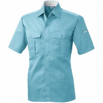 桑和 VA417 半袖シャツ 6Lサイズ パウダB（204） VIVA SOWA