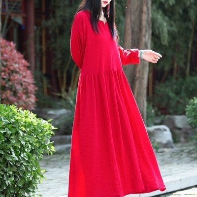 ワンピース ルームウェアワンピ ロング丈 長袖 ストレート ドロップショルダー ラウンドネック 襟付き ストレート ワイド 軽い着心地 シンプルワンピ 大人可愛い シンプル カジュアル 大人 おしゃれ