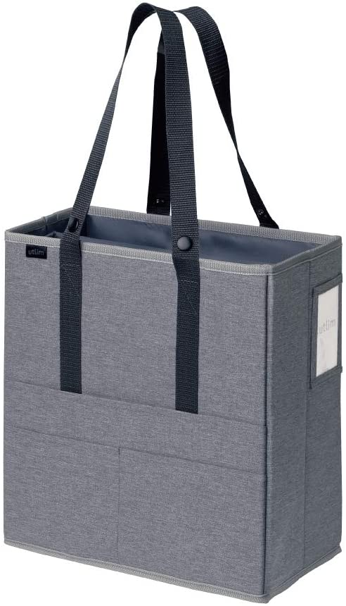 （まとめ買い）ソニック ユートリム キャビネットバッグ タテ型 14インチPC対応 グレーUT-1490-GL [x3]