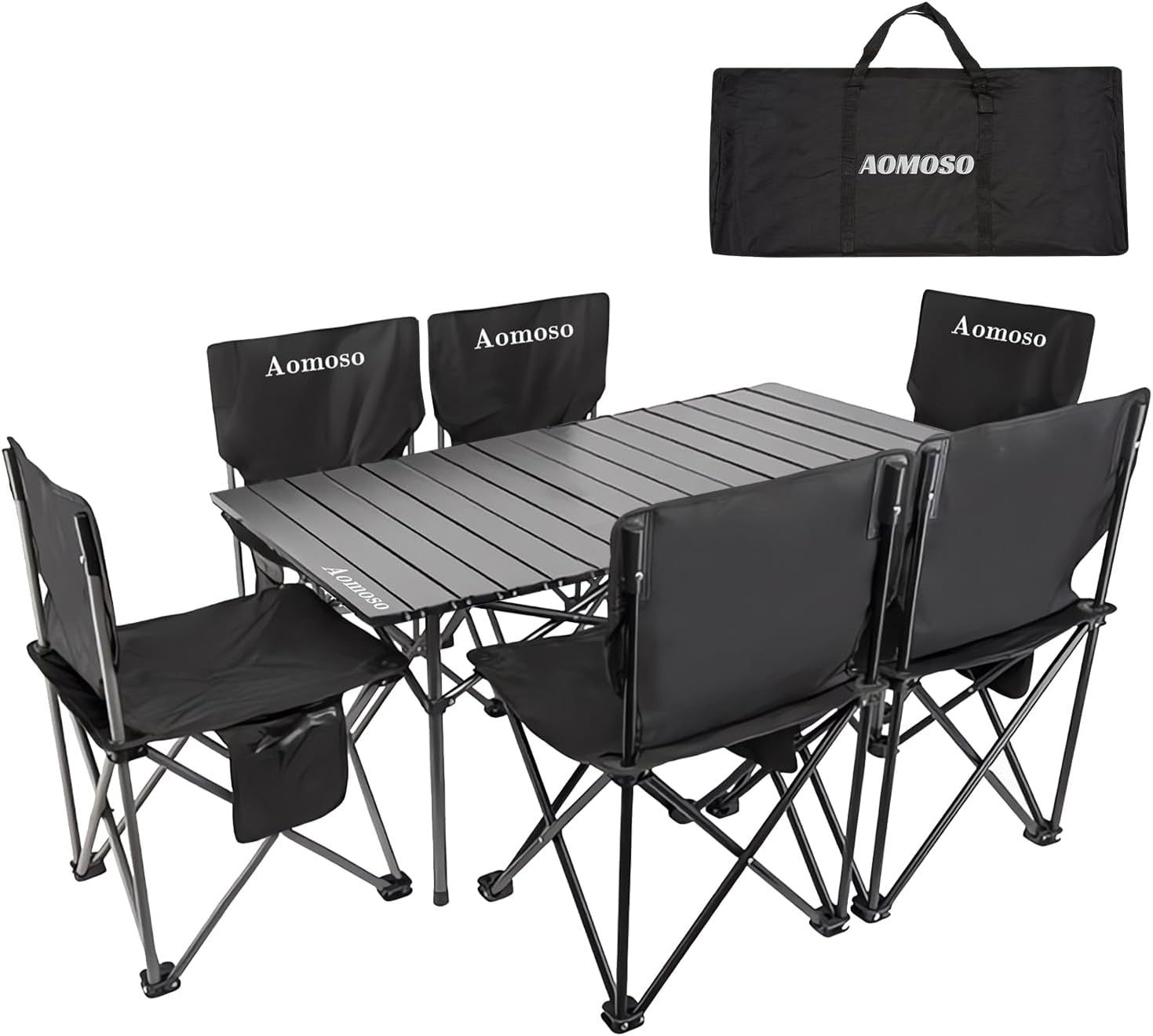 アウトドア テーブル チェア 7点セット アルミテーブル椅子 ピクニック ベンチセット ピクニックテーブル 超軽量 折り畳み 組立簡単 収納バッグ付き BBQ お釣り テント ガーデン 屋外 キャンプ 8,541円