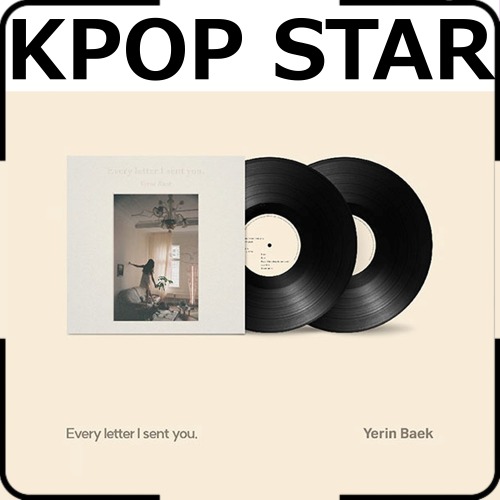 公式正規品 ペクイェリン Yerin Baek 1stアルバム [Every letter I sent you] 2LP(Blackカラー)