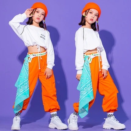 キッズ ヒップホップ ダンス衣装 セットアップ　キッズ　ダンス衣装 女の子 ヒップホップ 衣装　ダンス 衣装 ヒップホップ　ファッション　子供　ダンス衣装 k-pop ジャズダンス 衣装 HIPHOP 5,456円