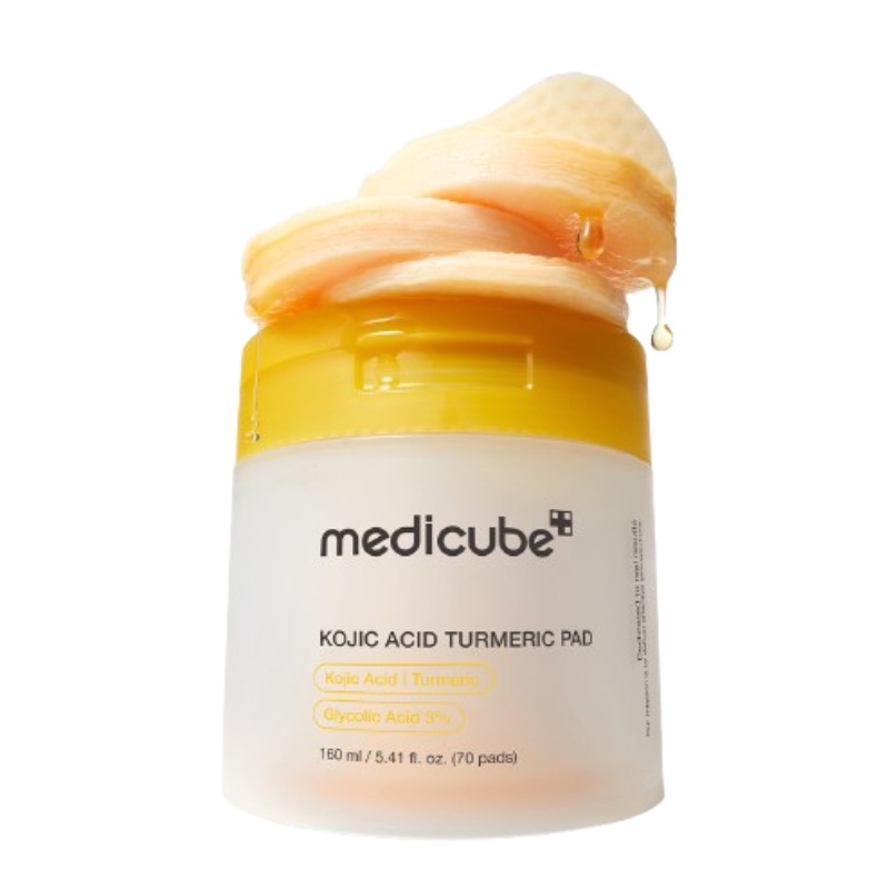 [新作](1+1)コウジ酸 ターメリック ビタ トナーパッド 70枚+70枚 #ナイアシンアミド #グリコリックアシッド