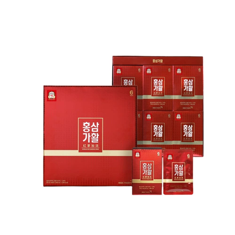 高麗人参 紅参エキスドリンク 50ml x 30本 健康サポート 疲労回復 免疫力アップ 栄養補助食品