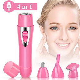 レディースシェーバー シェーバー 女性 電動シェーバー 脱毛シェーバー 鼻毛カッター 眉毛シェーバー ムダ毛処理 USB電動充電式 1台4役 多機能 全身用脱毛器 男女兼用 持ち運び便利
