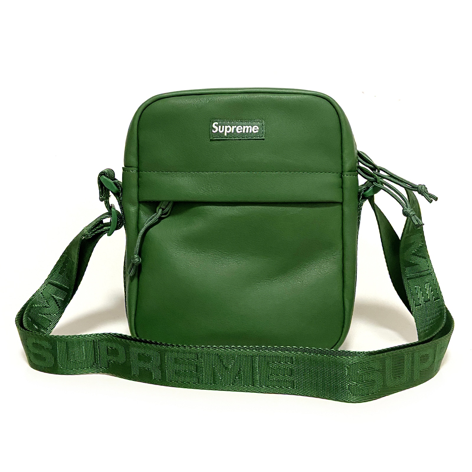 ★おしゃれ入手困難レア!Supreme レザーショルダーバッグ Supreme 新品 シュプリーム SUPREME Leather Shoulder Bag 牛革
