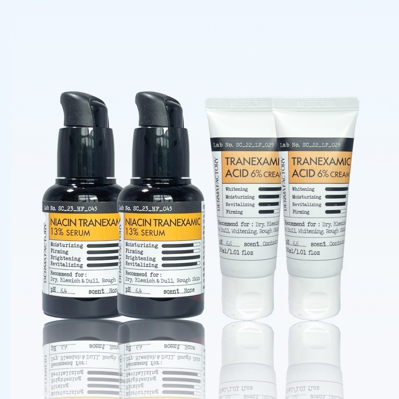 ナイアシン トラネキサム酸 13%セラム 2ea + トラネキサム酸 6%クリーム 2ea セット 4,442円