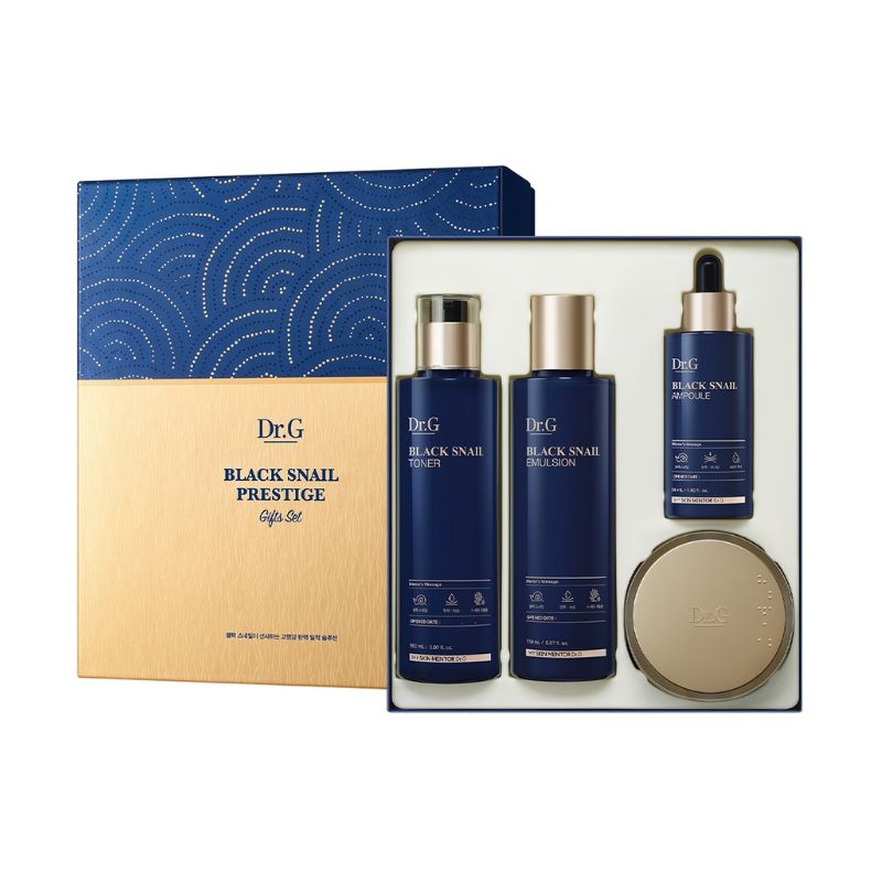 ブラックスネイルプレステージ 4種セット / トナー150ml+エマルジョン150ml+アンプル50ml+クリーム50ml