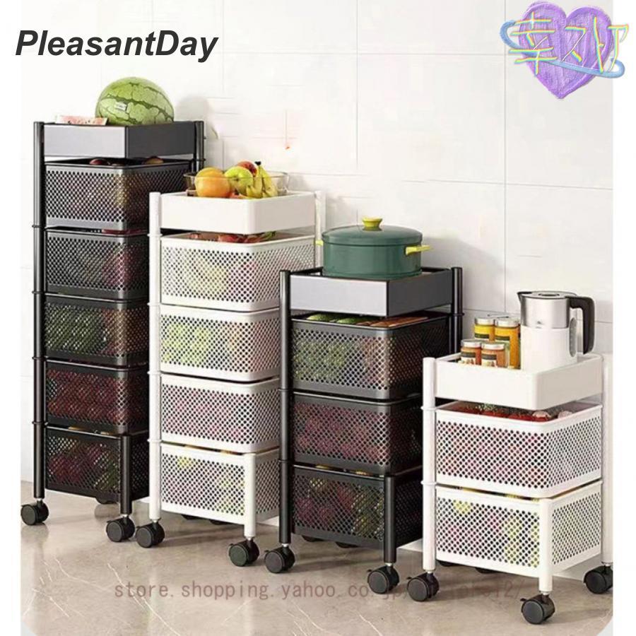 キッチンワゴン キャスター キャスター付き 収納 ラック 回転式 引き出し キッチン カウンター 隙間 調味料 キャスター 作業台 キッチン ワゴン おしゃれ 北欧