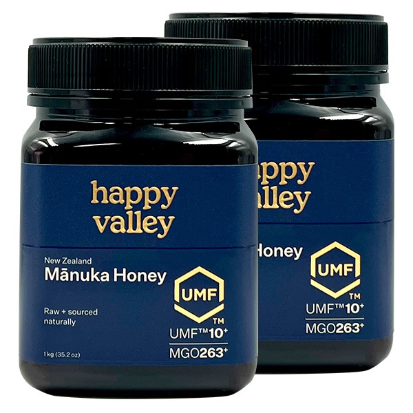 プレミアム マヌカハニー UMF 10+ 1000g 2本セット (MGO263+) NZ産 蜂蜜 UMF認定 はちみつ