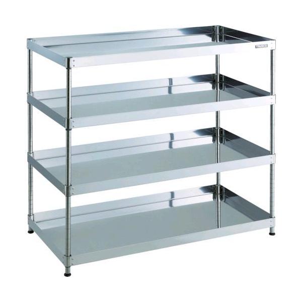 トラスコ TRUSCO CPE4-R12124 ステンレス製ワゴン クリーン