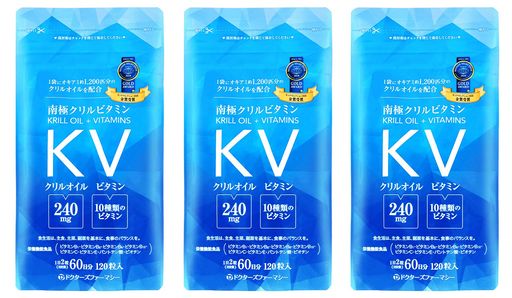 ドクターズファーマシー 南極クリルビタミン 120粒 × 3袋 【オキア抽出物+ビタミン類含有加工食品】