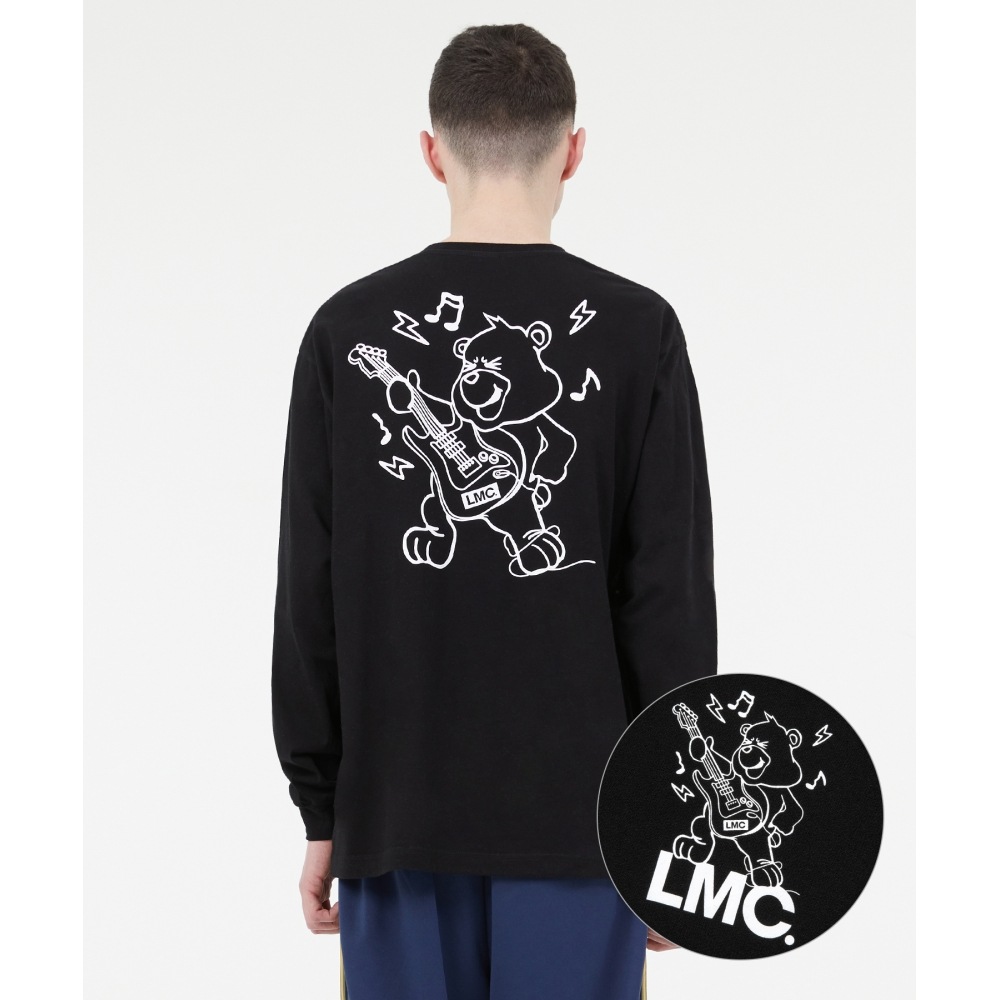 LMC PUNK BEAR LONG SLV TEE ブラック