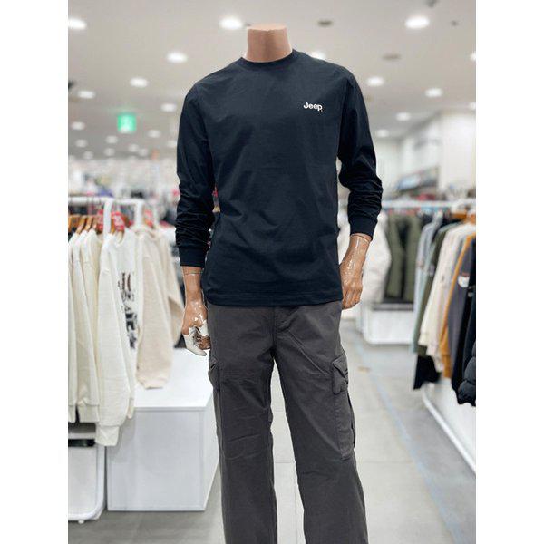 男女共用 JEEP 長袖Tシャツ(JR2TSU001BK)_DG