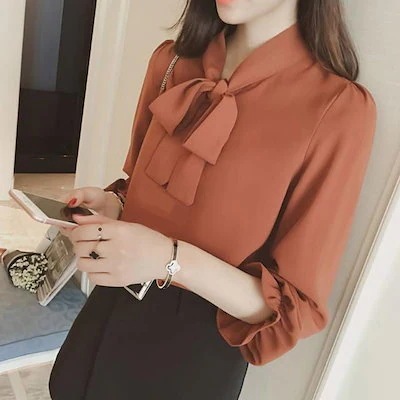 カットソー Tシャツ シャツ レディース 長袖 シフォンブラウス フォーマル トップス 大きいサイズ30%までに制限